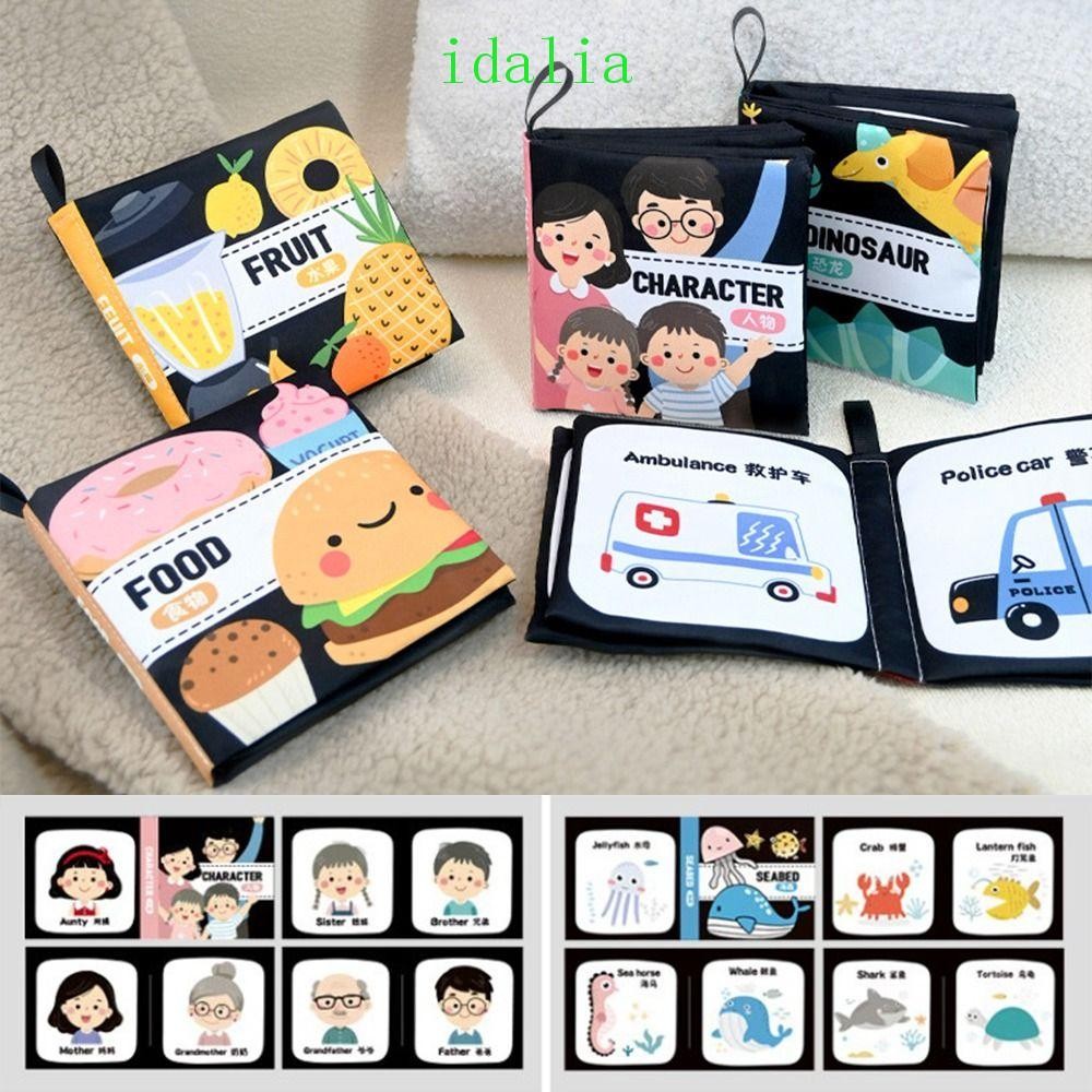 Pack De 2 Libros De Tela Para Bebés – Animales De Fieltro Con Sonidos Crujientes Y Etiquetas Sensoriales, Libros Interactivos Para El Coche, Ideales Para Agarre Y Estimulación Táctil Desde 0 Meses