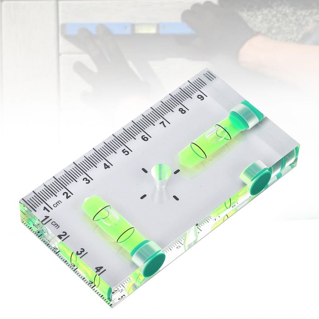 Magnetic Level Tool High Visibility Mini Ruler for Horizontal Vertical ...