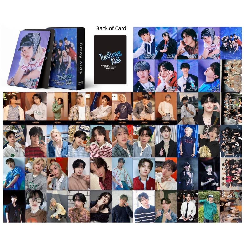 KPOP StrayKids Lot De 55 à 220 Cartes Photo AXIDETN 5 Star PILTO FOR