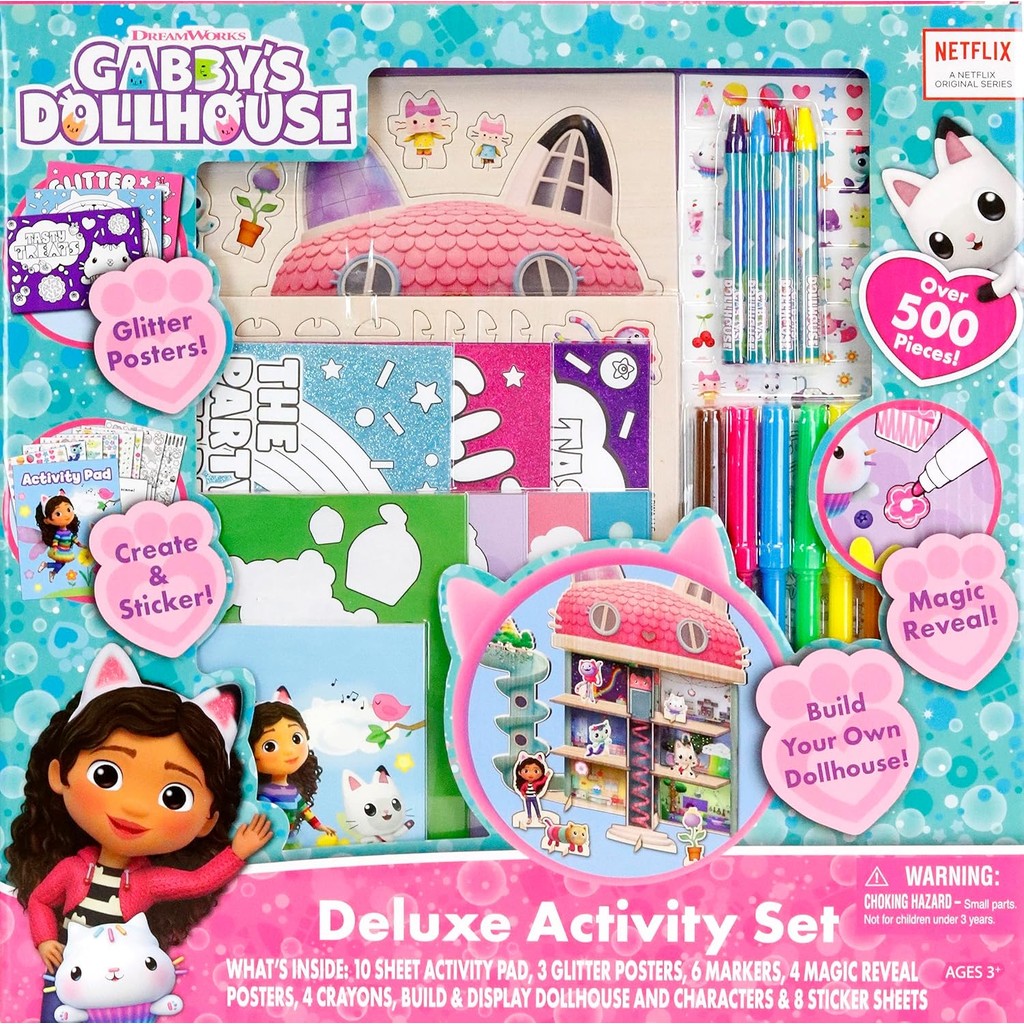 Tara Toys Gabby's Dollhouse Deluxe Activity Set Kit De Arte Y Artesanía ...