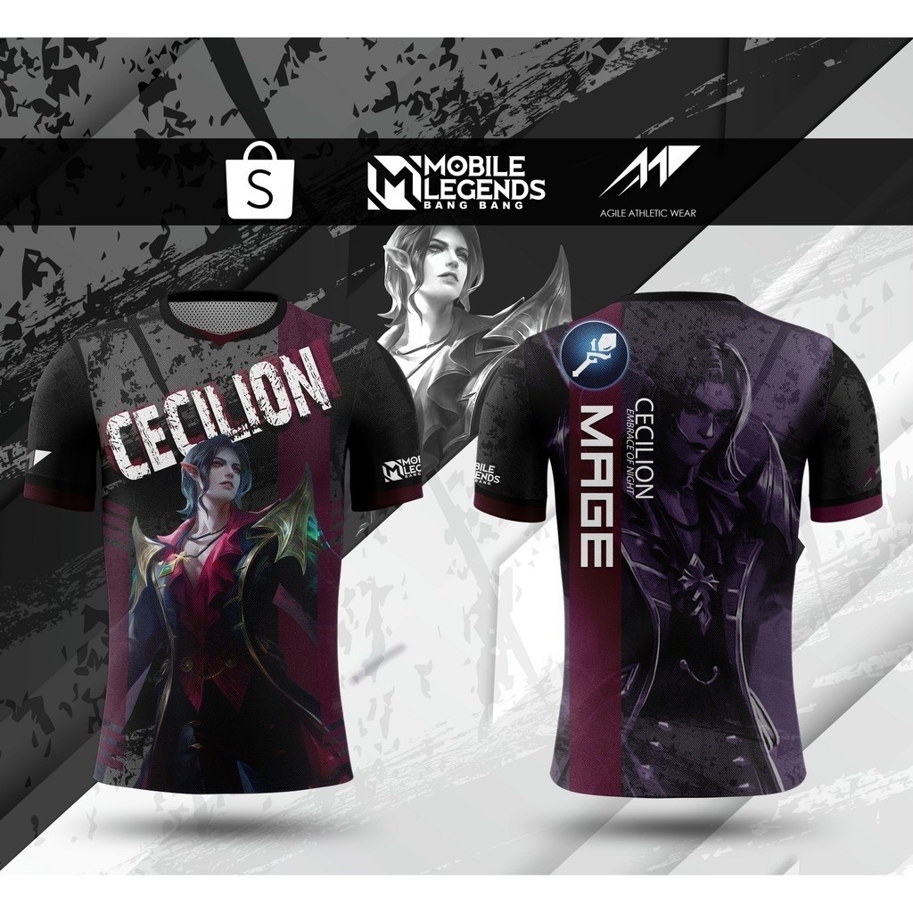 Camisa Lote 1-mobile legends (ign Gratis) De Sublimación Completa Moda ...
