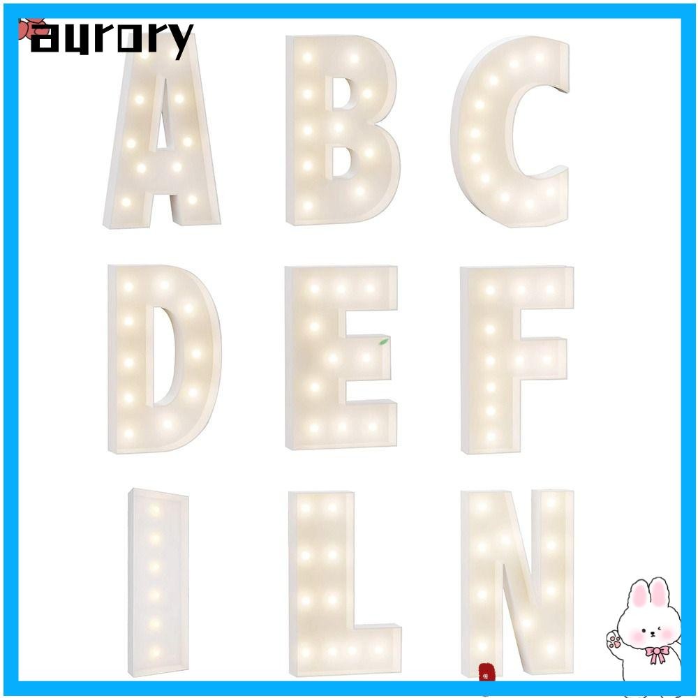 AURORY Letra Gigante Luz Led , 91,5cm Tamaño De La Caja De Números ...