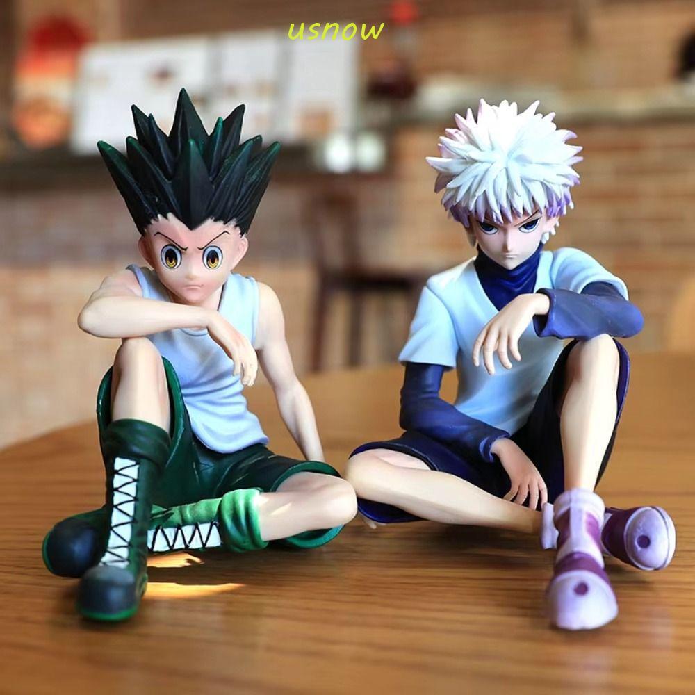Lot De 2 Figurines Killua Et Gon – PVC 12 Cm, Anime Hunter X Hunter, Décoration Collection Bureau