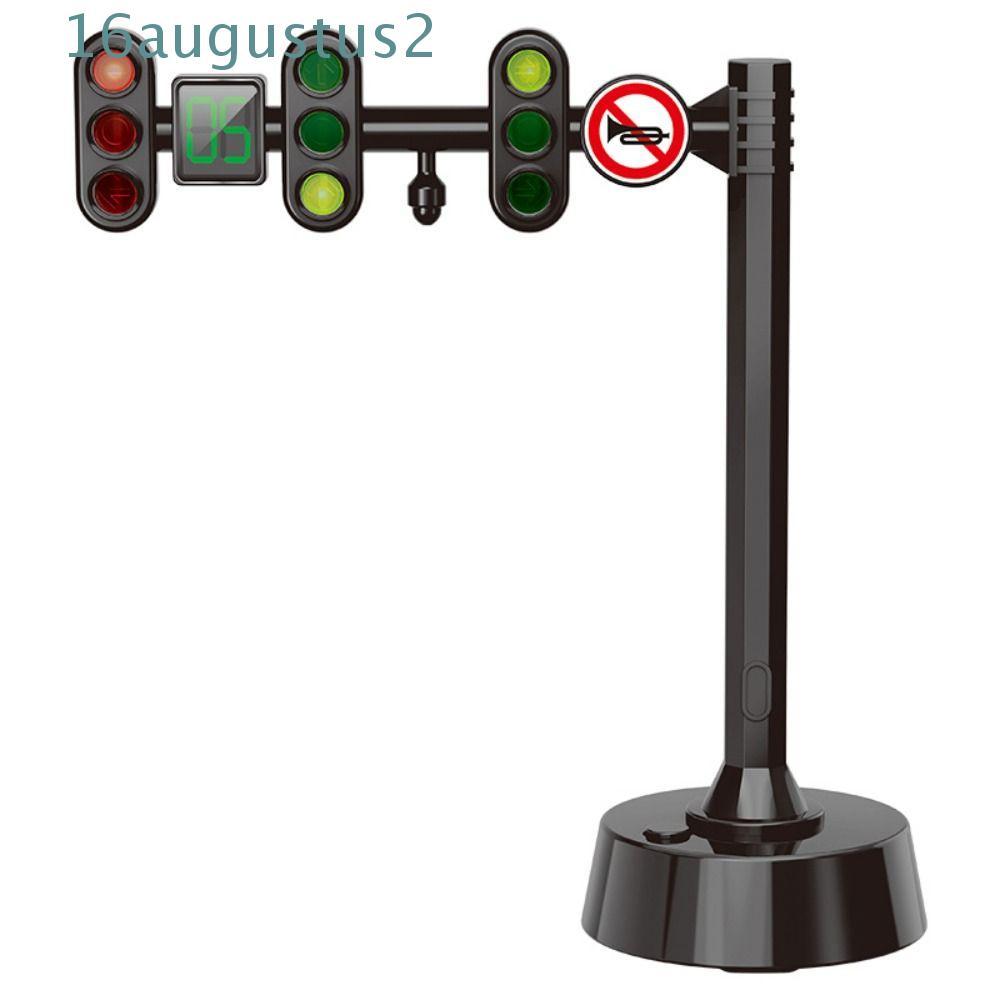 Toyvian Juego de juguetes de semáforo, paquete de 3 modelos educativos de luz de señal de carretera de 7.87 pulgadas para niños, señales de tráfico de aprendizaje temprano, juego de simulación