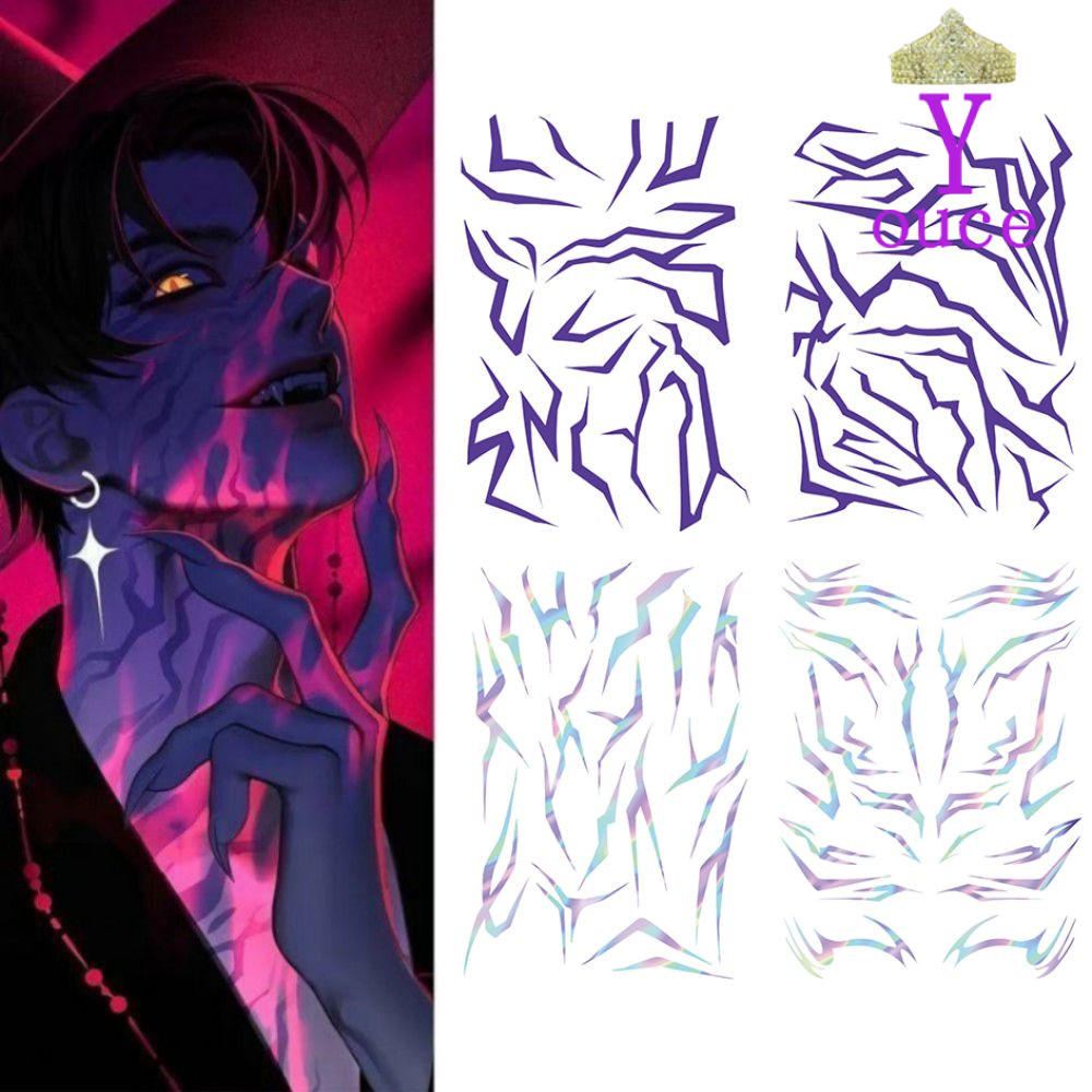 Tatuajes Temporales KPop Y Demonio, Impermeables, Duran De 3 A 7 Días, Ideales Para Cosplay Y Festivales
