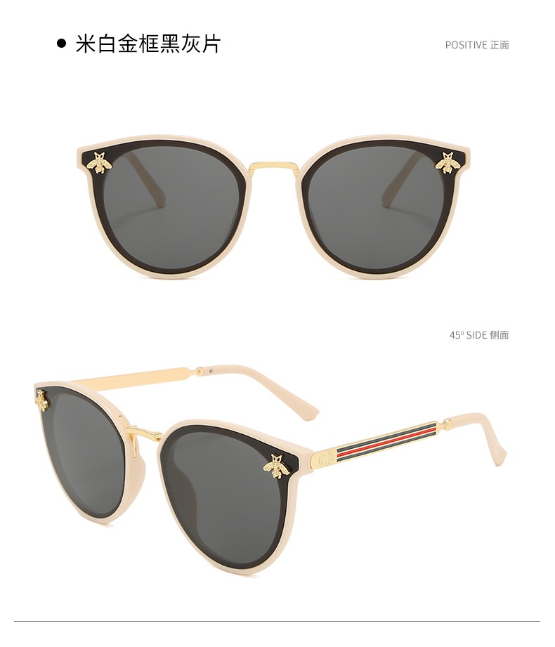 Gafas De Sol Clasicas De Abeja Gucci Para Mujeres Y Hombres Nuevo Diseno vintage De Marca Para Mujer top Plano Unico Tono UV400