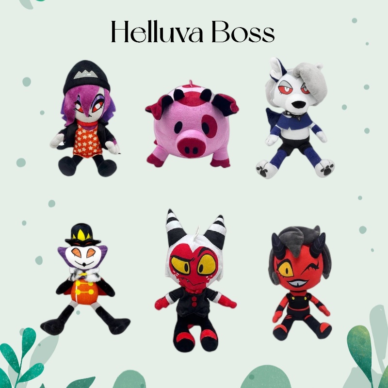 Helluva Boss muñeco de peluche, juguetes de peluche, animación