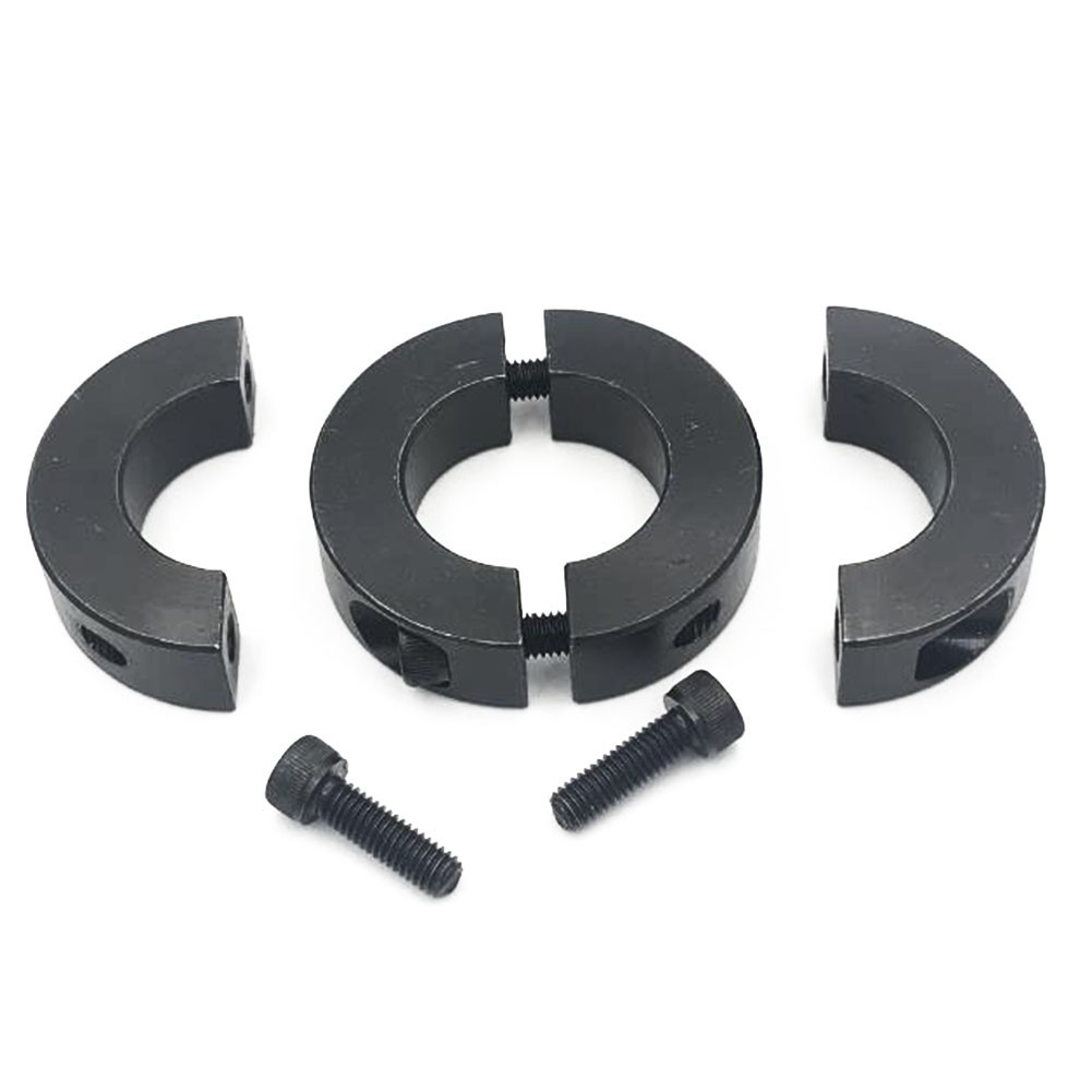 Collares De Eje Partidos De Aluminio - Juego De 2, Para Eje De 17 Mm, Ancho 12 Mm - Topes Y Sujeción Para Poleas, Máquinas