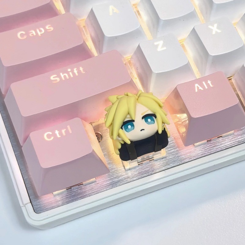 Final Fantasy VII Keycap Lindo Creativo De Dibujos Animados MX ...