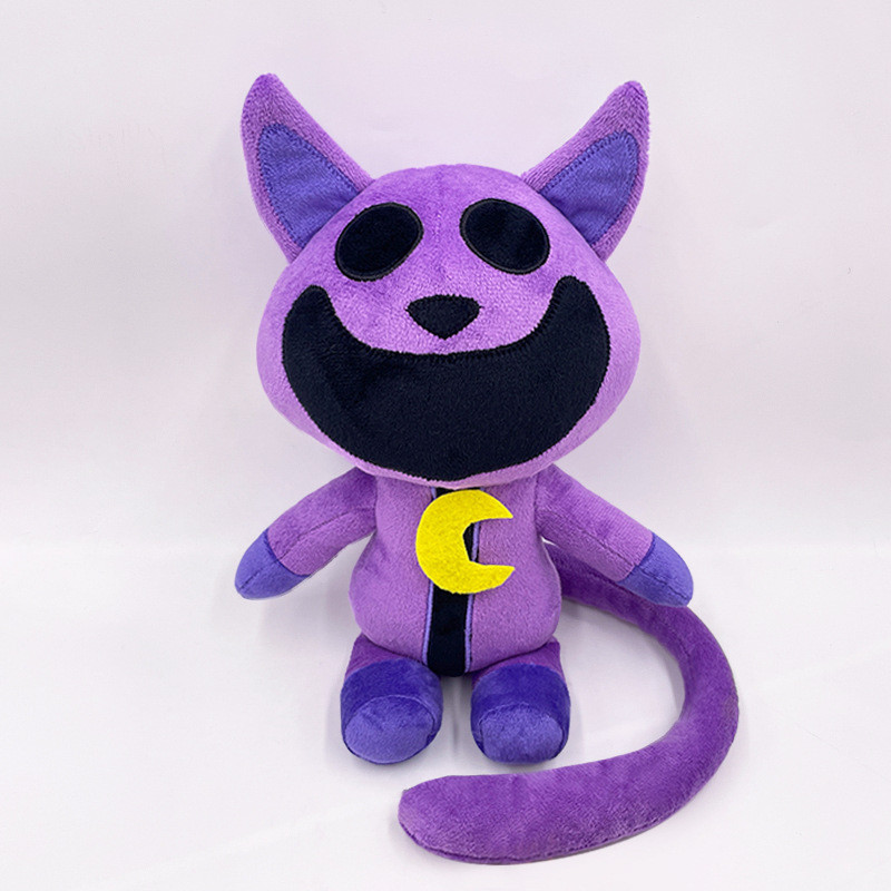 Diseño Personalizado Boca Grande Gato Púrpura Juguete De Peluche