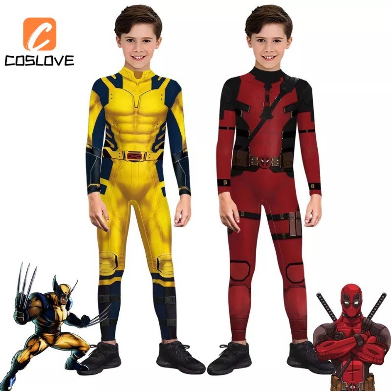 Nueva Película Deadpool Y Wolverine Cosplay Ropa Completa Conjunto De ...