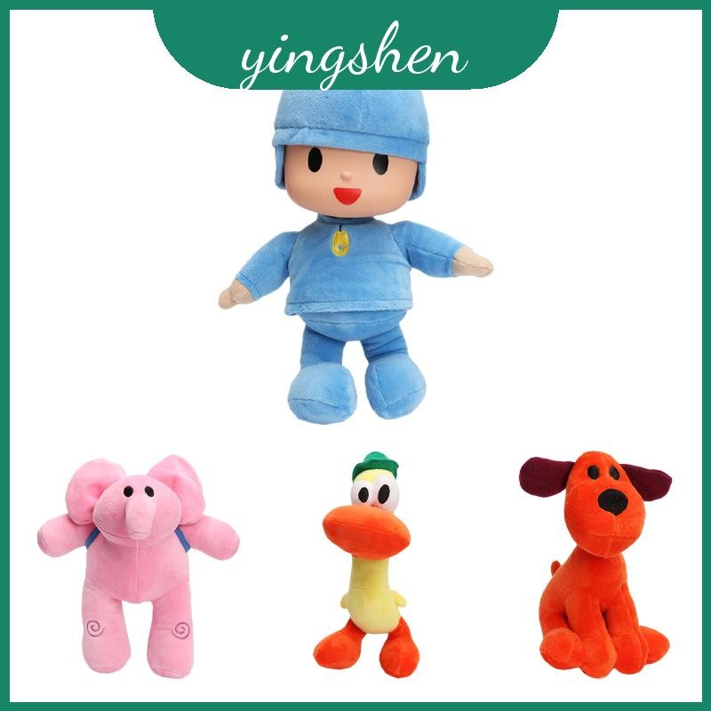 Lempefe Pocoyo Elly Pato Nina Sleepy Bird Loula - Muñecos de peluche rellenos (4 unidades