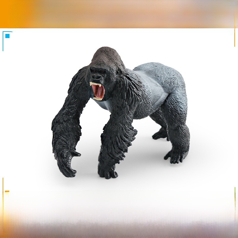 Safari Kids Animal Figurilla Pvc Simulado Silverback Gorilla Para ...