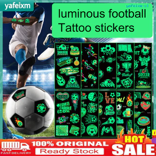 Pack De 10 Tatuajes Temporales De Fútbol JYNVO | Acuarela Y Graffiti | Seguros E Impermeables | Regalo Para Niños