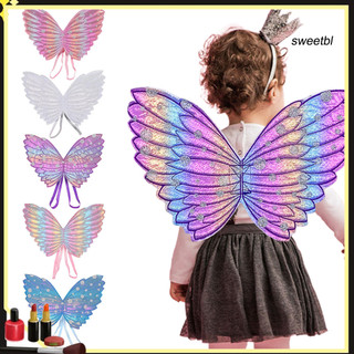 Chal De Mariposa Para Adulto – Alas De Tela Suave De Poliéster, Diseño Rosa Y Morado, Ideal Para Disfraces De Halloween, Carnaval, Fiestas Y Eventos De Baile