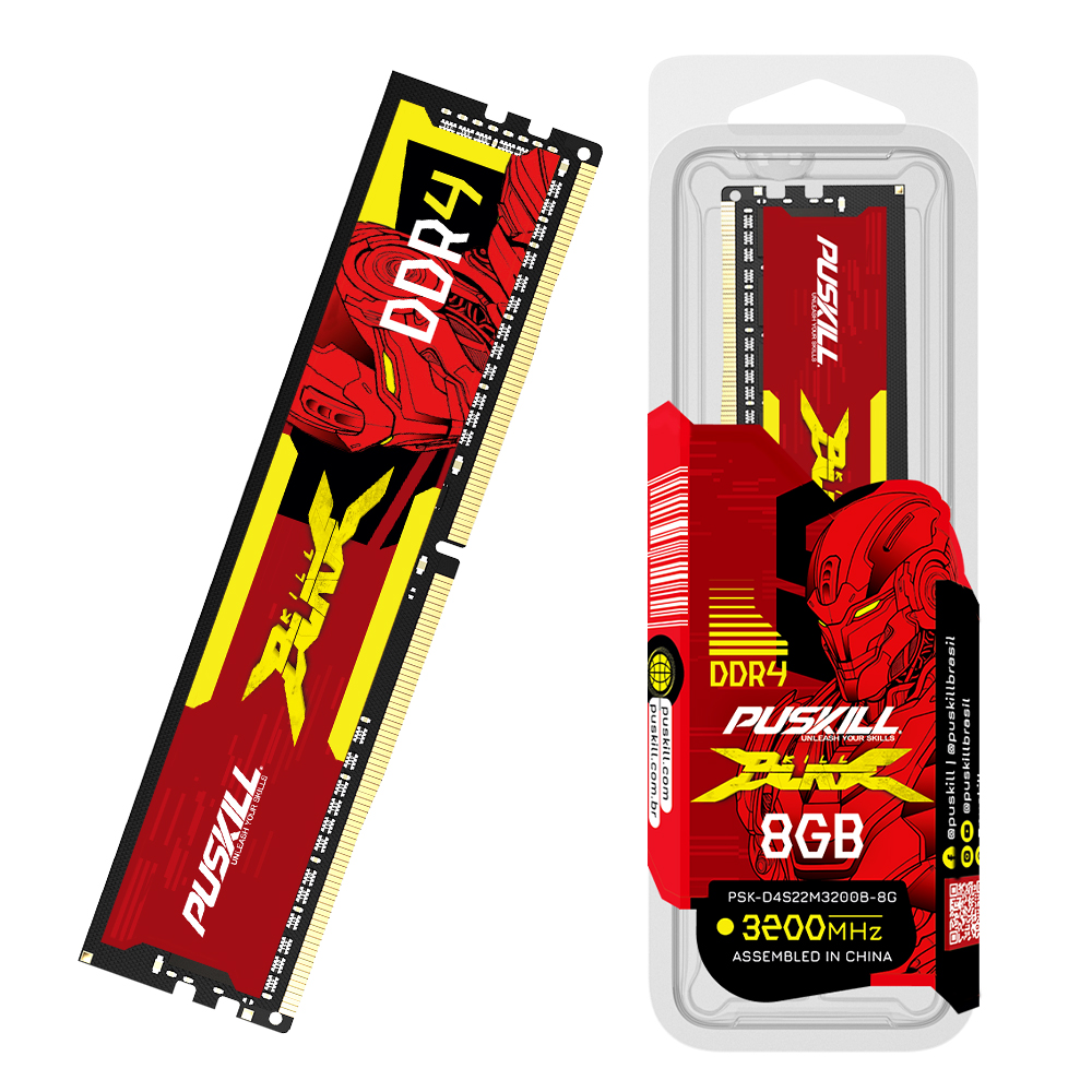 PUSKILL DDR4 Memoria RAM De Sobremesa 32GB 16GB 8GB 1,2v 3200MHz